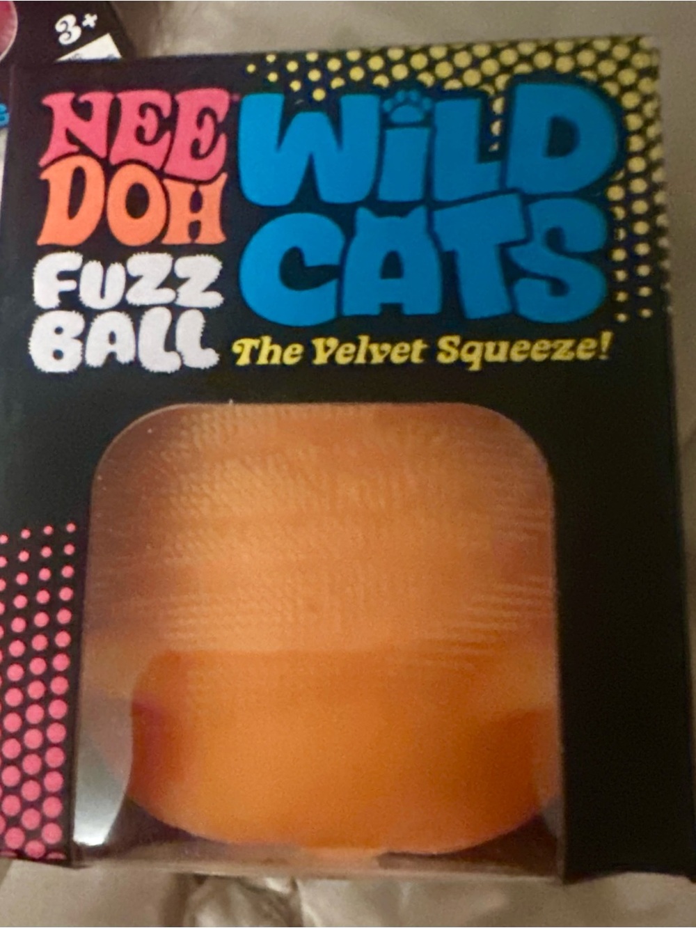 NeeDoh Wild Cat - Orange leopard